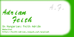 adrian feith business card